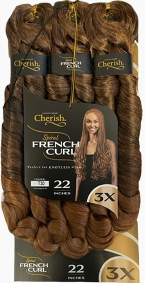 Cherish French Curl 22 Inch couleur N°T30