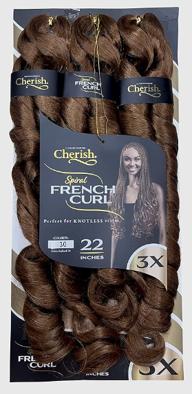 Cherish French Curl 22 Inch couleur N°30